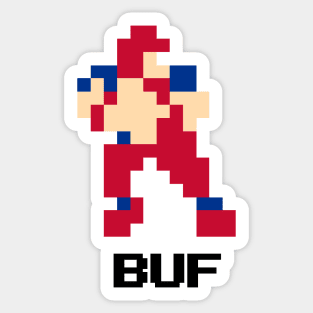 8-Bit Quarterback - Buffalo Sticker